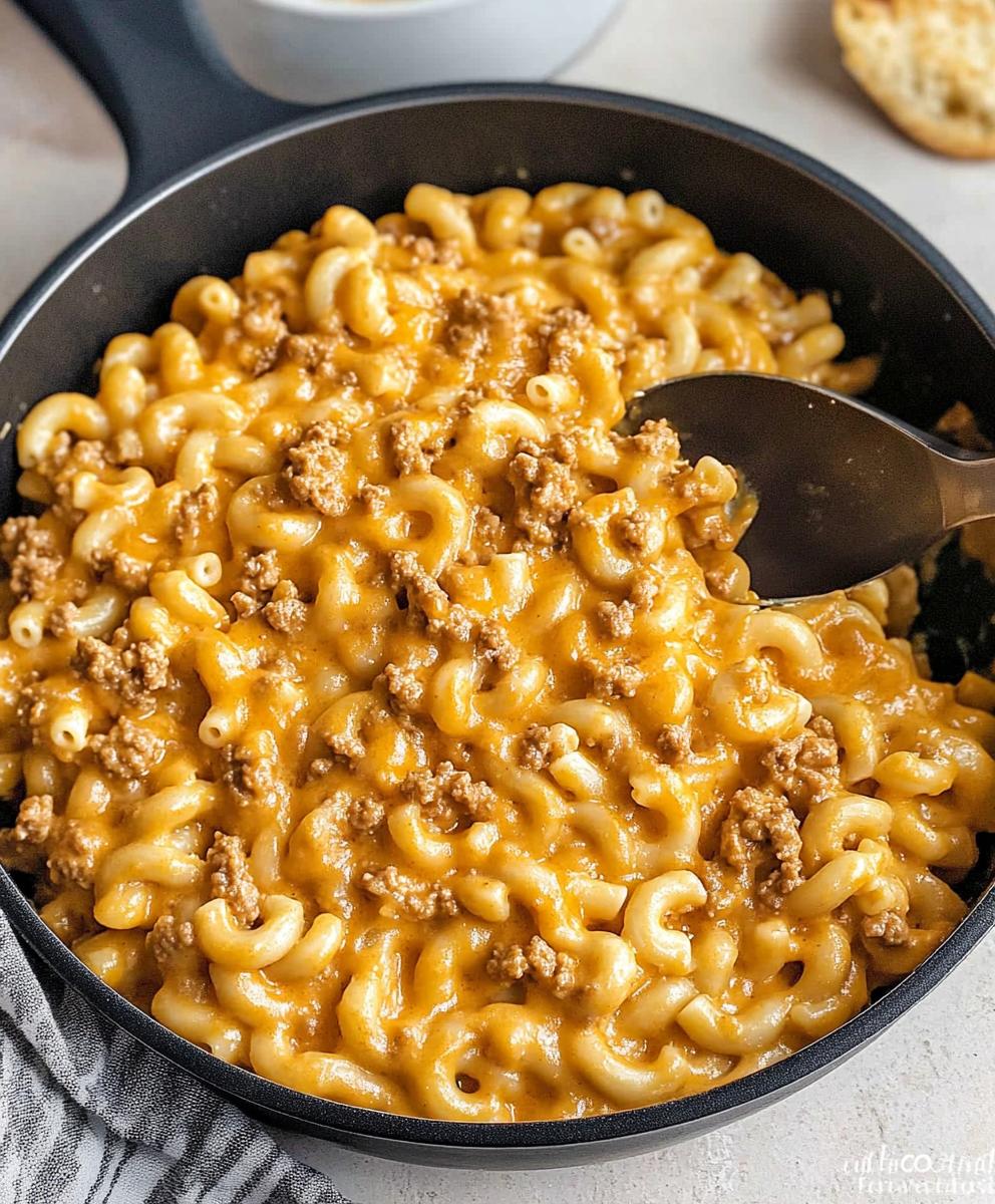Homemade Cheeseburger Macaroni Recipe