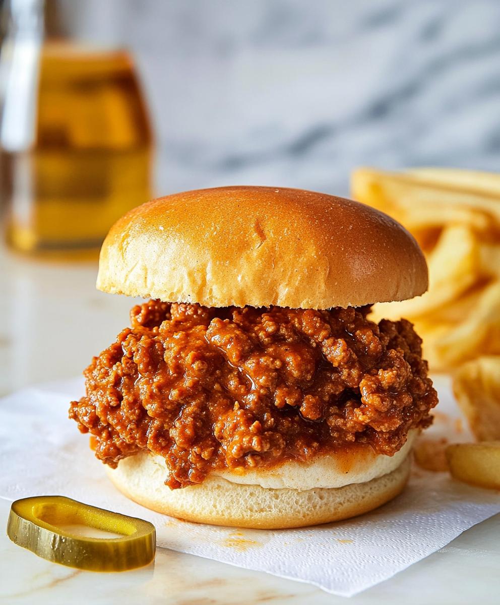 Homemade Sloppy Joe Recipe