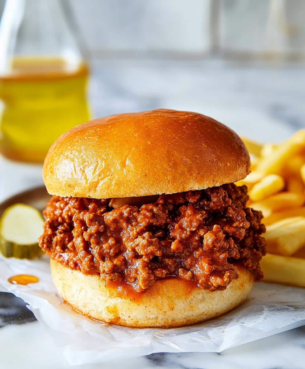 Homemade Sloppy Joe Recipe