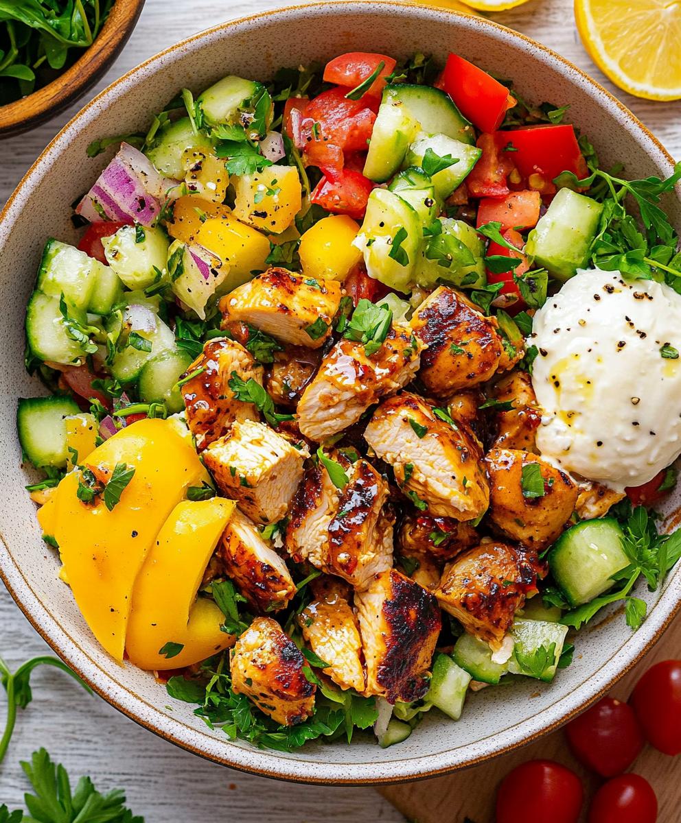 Honey Spicy Chicken Salad Recipe