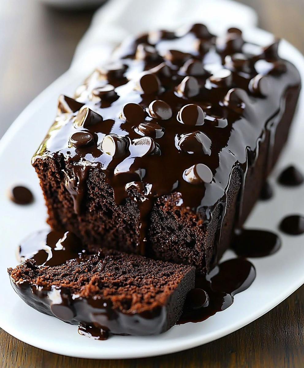Hot Fudge Brownie Bread Recipe