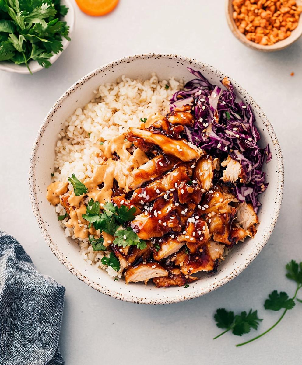 Hot Honey Chicken Bowls Recipe