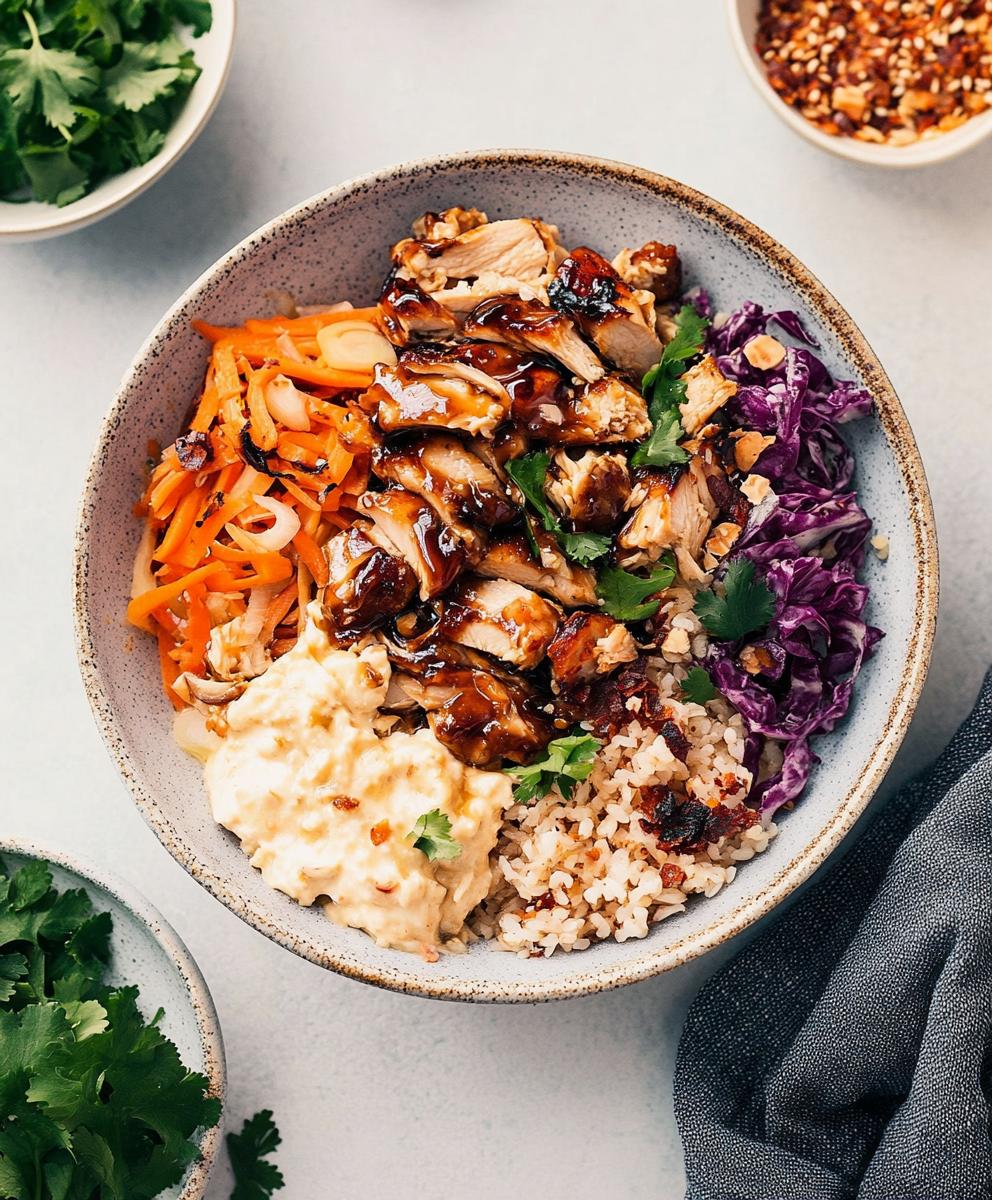 Hot Honey Chicken Bowls Recipe