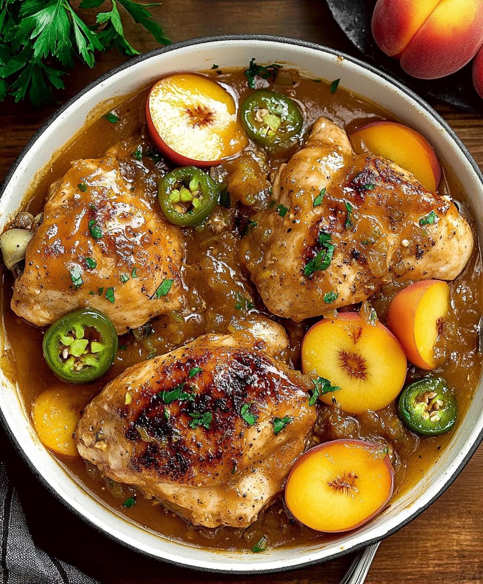 Jalapeno Peach Chicken Recipe