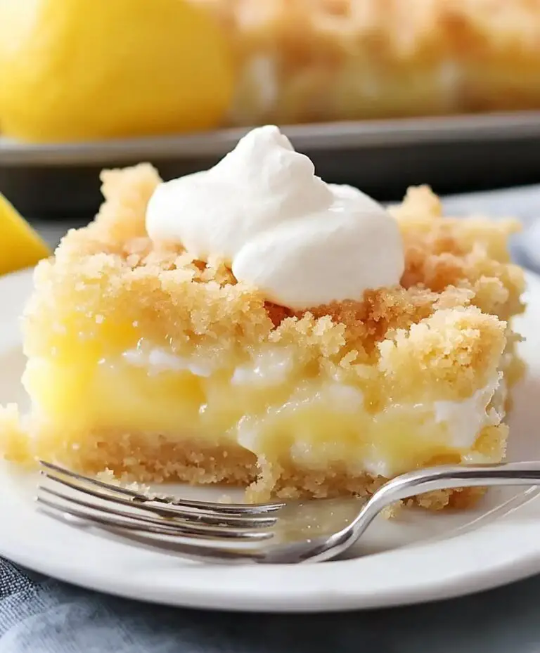 Lemon Cream Cheese Dump Cake Recipe