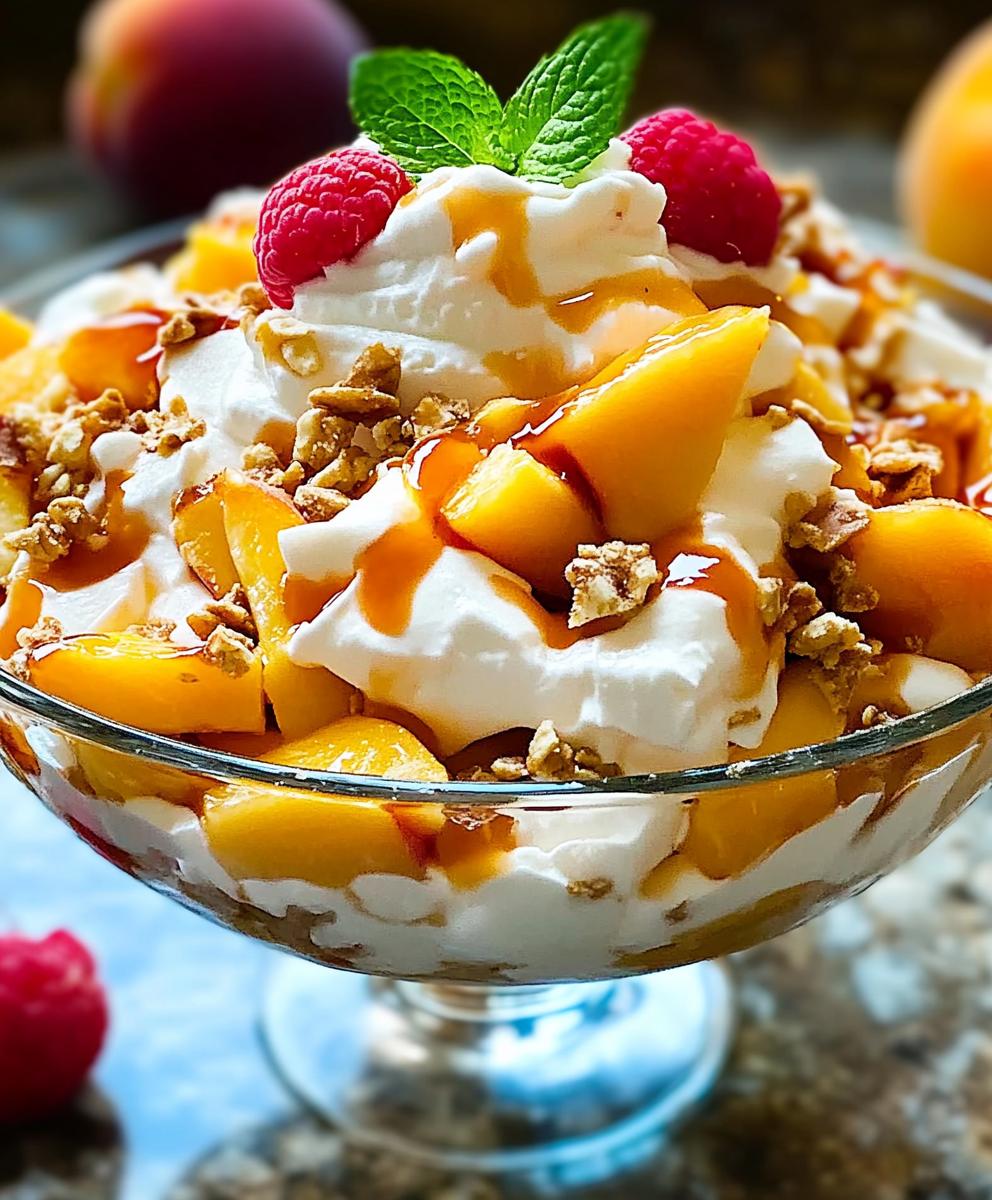 Millionaire Peach Salad Recipe