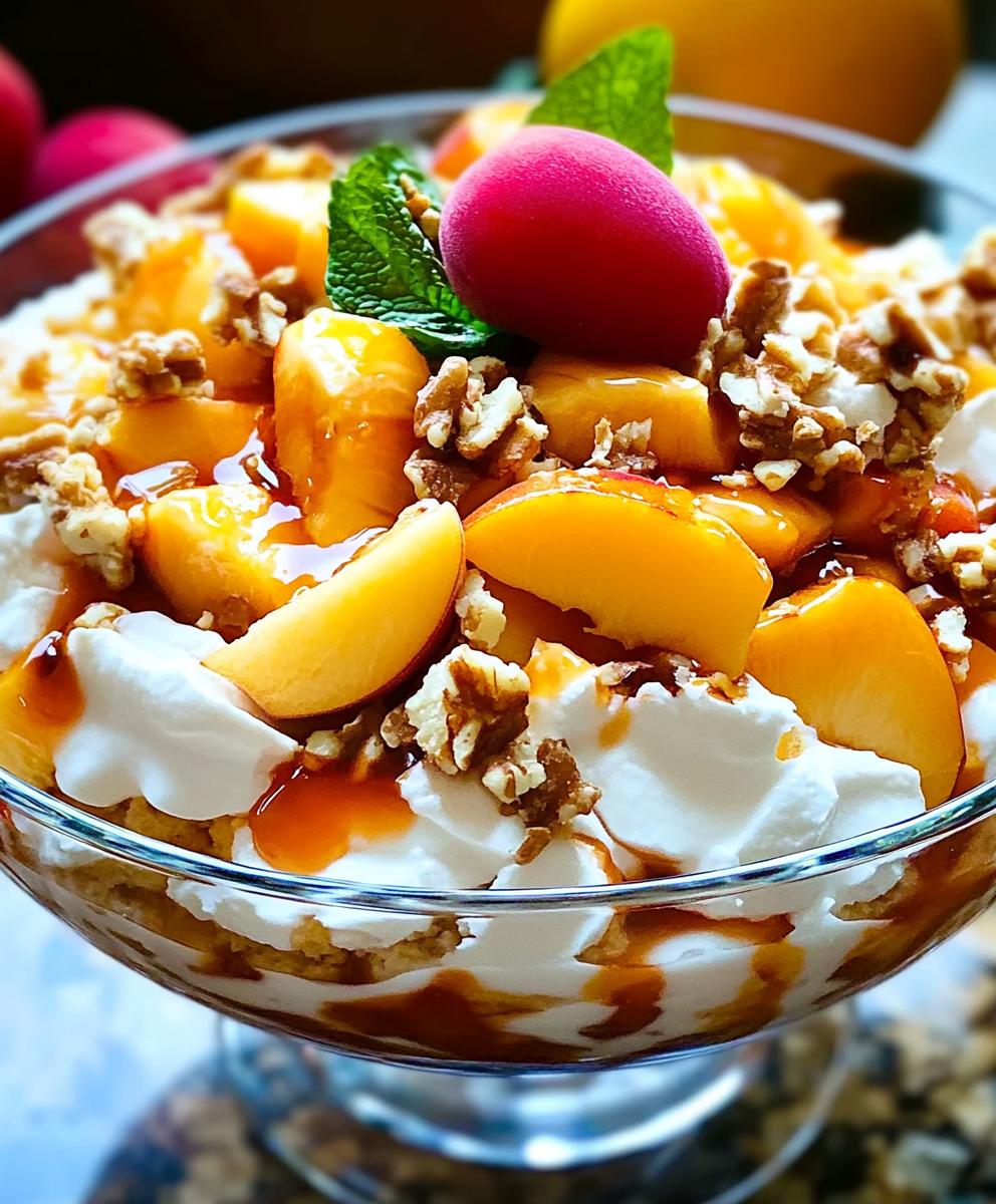 Millionaire Peach Salad Recipe