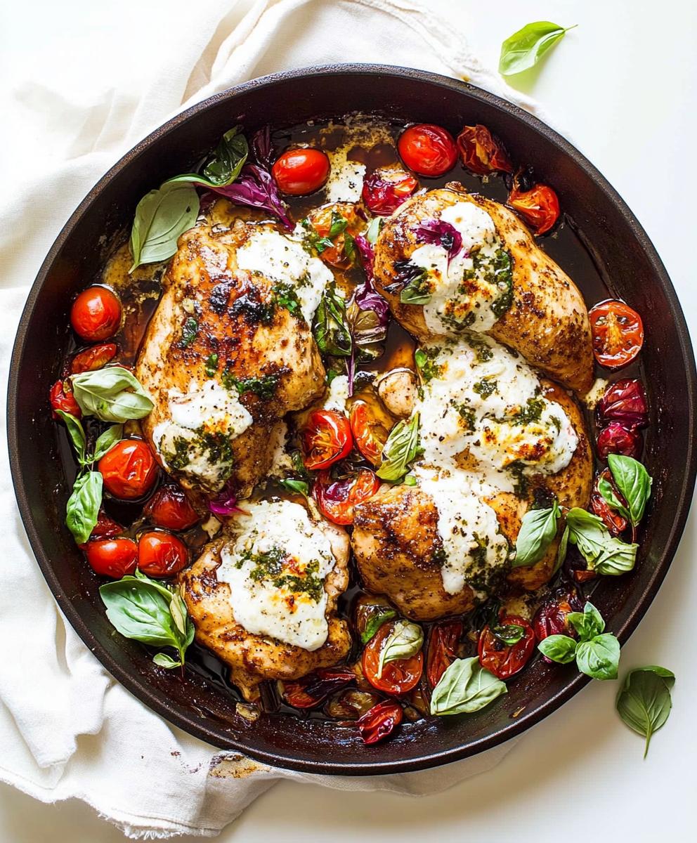 One Pan Balsamic Chicken Recipe