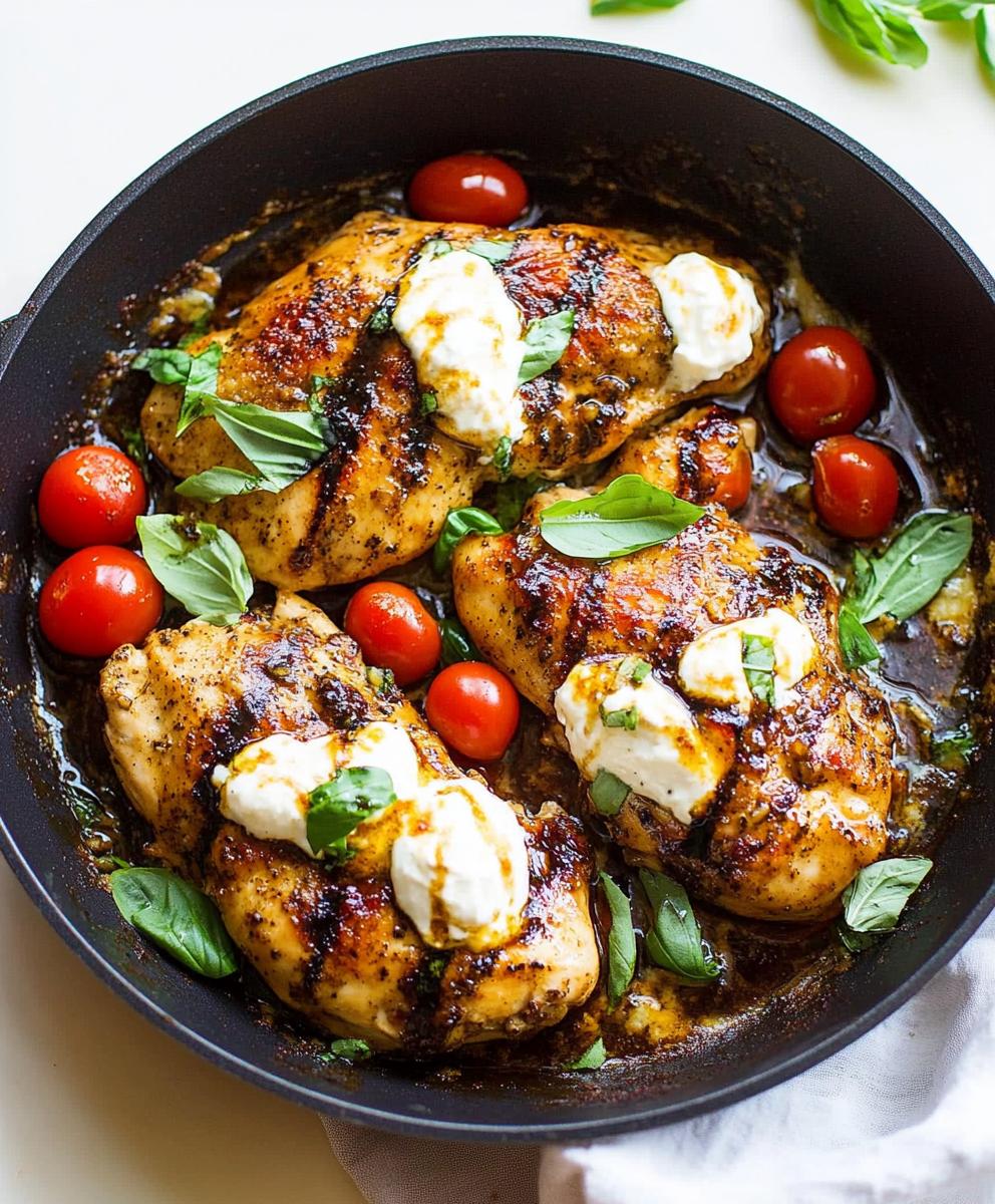 One Pan Balsamic Chicken Recipe