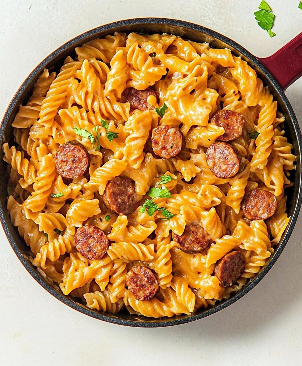 One Pot Smoked Sausage Pasta Recipe