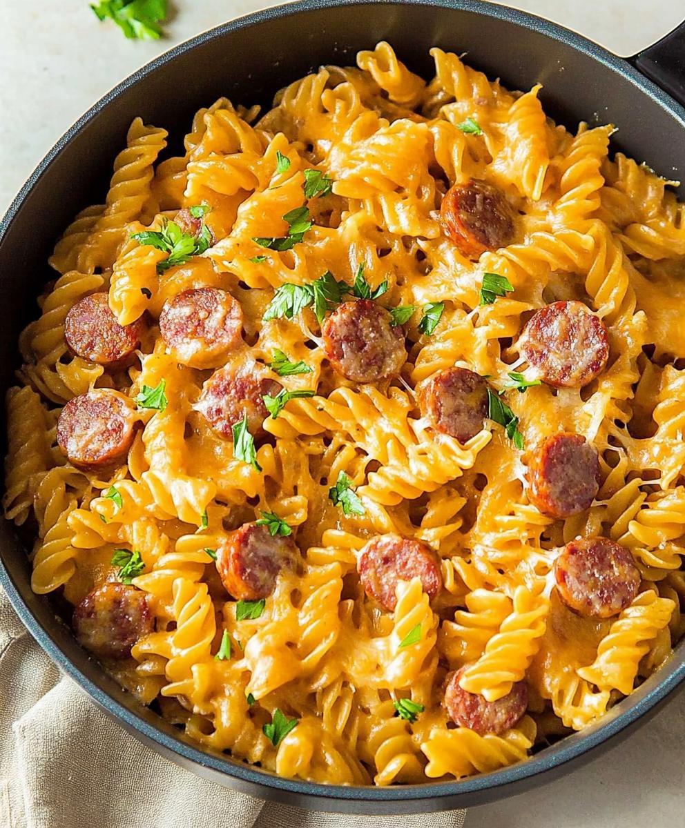 One Pot Smoked Sausage Pasta Recipe