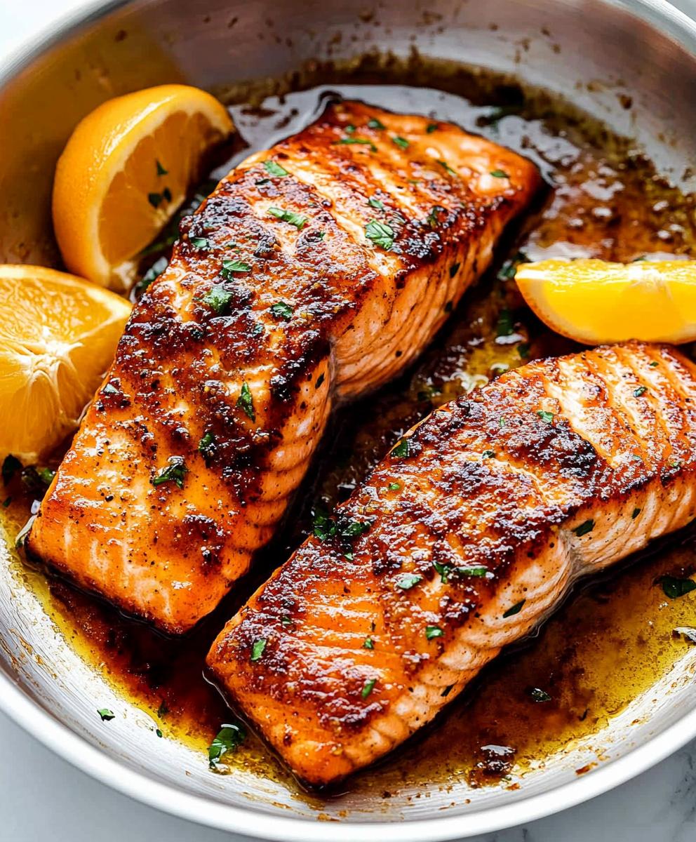 Pan Fried Orange Salmon Recipe