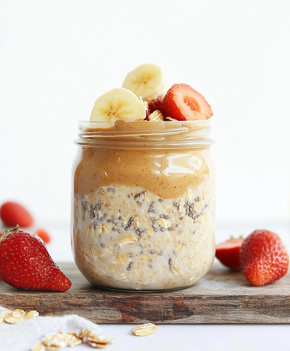 Peanut Butter Overnight Oats Recipe