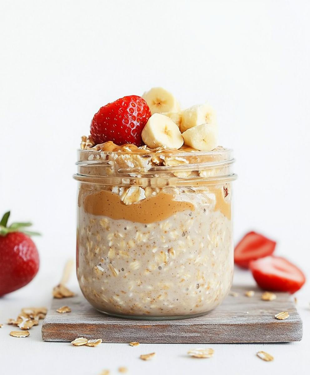 Peanut Butter Overnight Oats Recipe