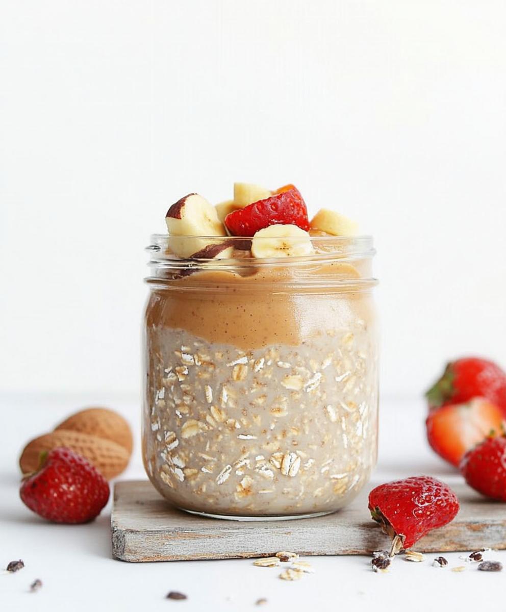 Peanut Butter Overnight Oats Recipe