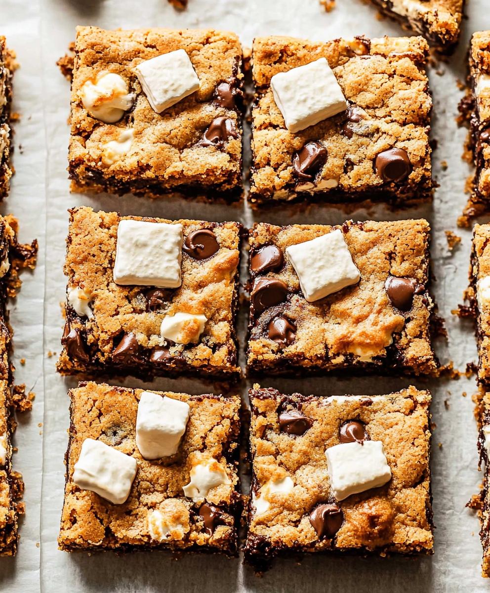 S’mores Cookie Bars Recipe
