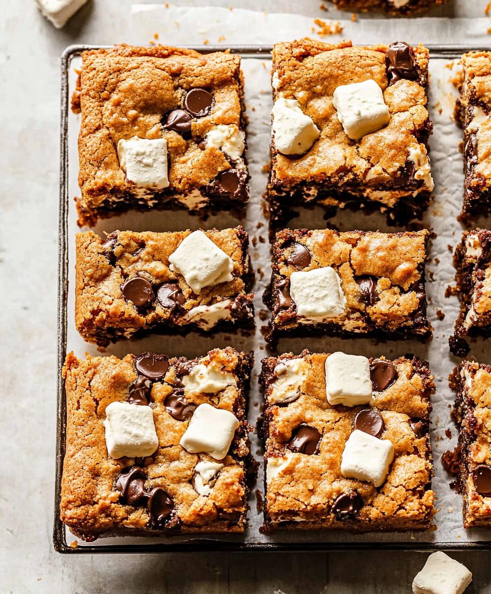 S’mores Cookie Bars Recipe