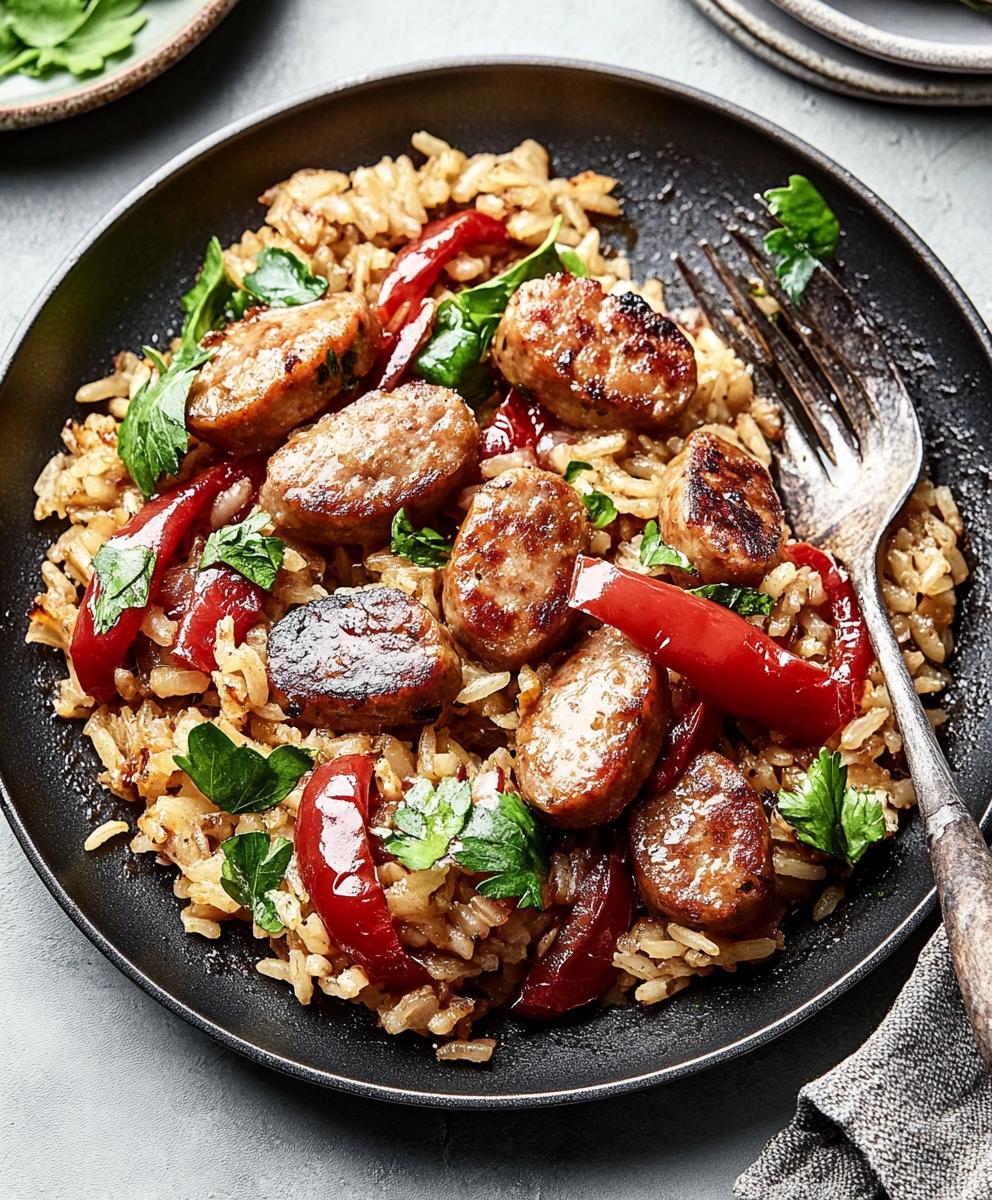 Sausage And Rice Skillet Recipe