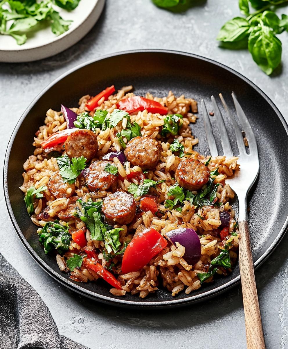 Sausage And Rice Skillet Recipe