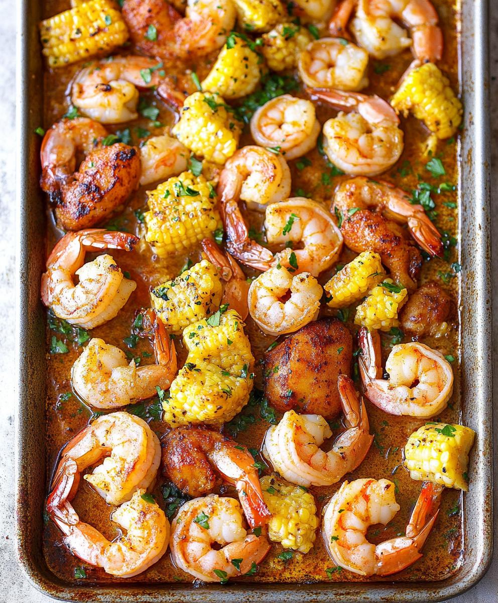 Sheet Pan Shrimp Boil Recipe