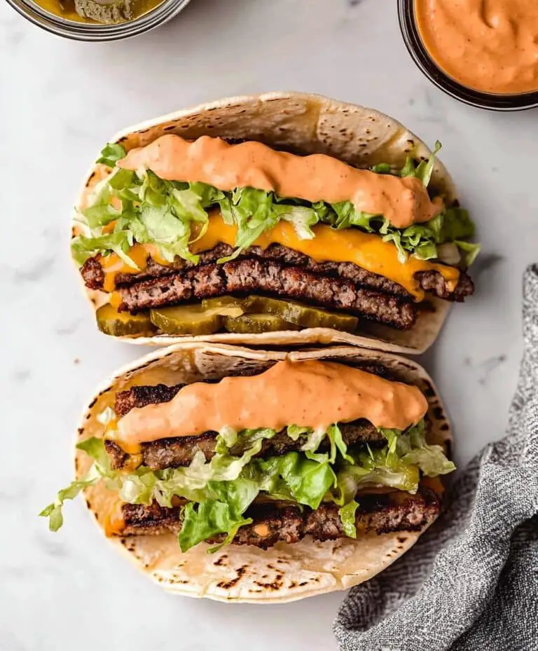 Smash Burger Tacos Recipe