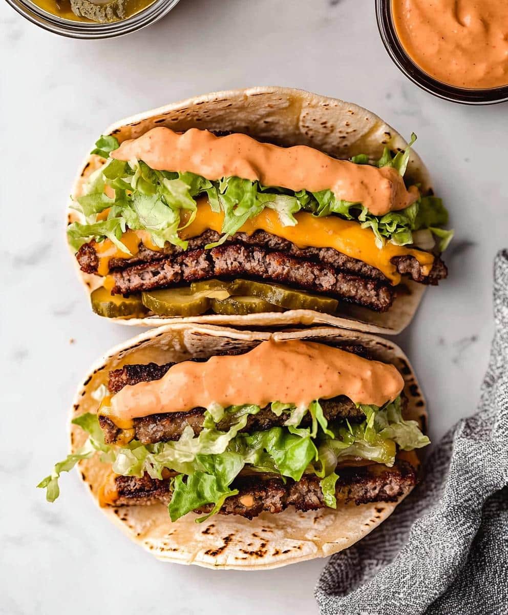 Smash Burger Tacos Recipe