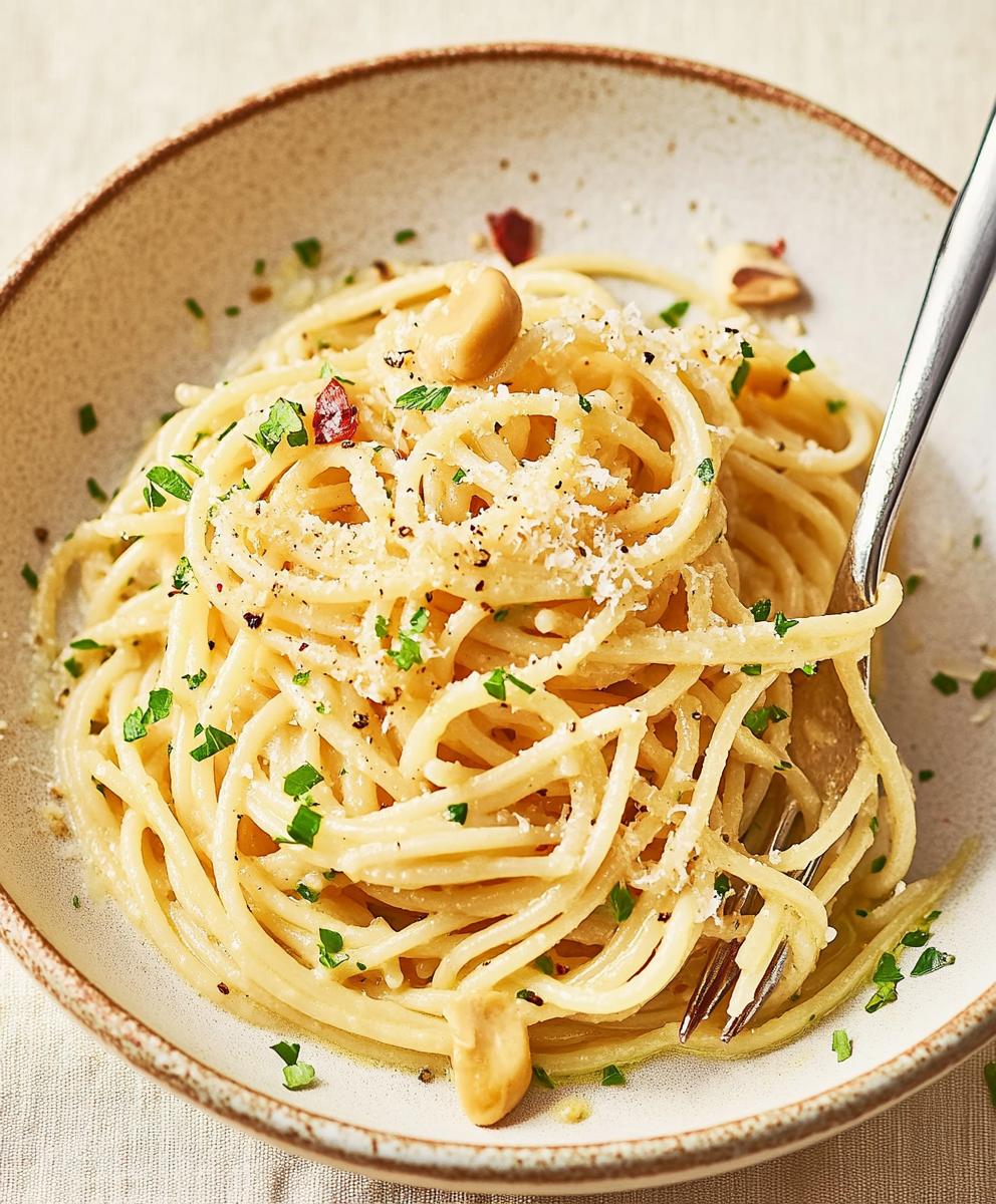 Spaghetti Aglio E Olio Recipe