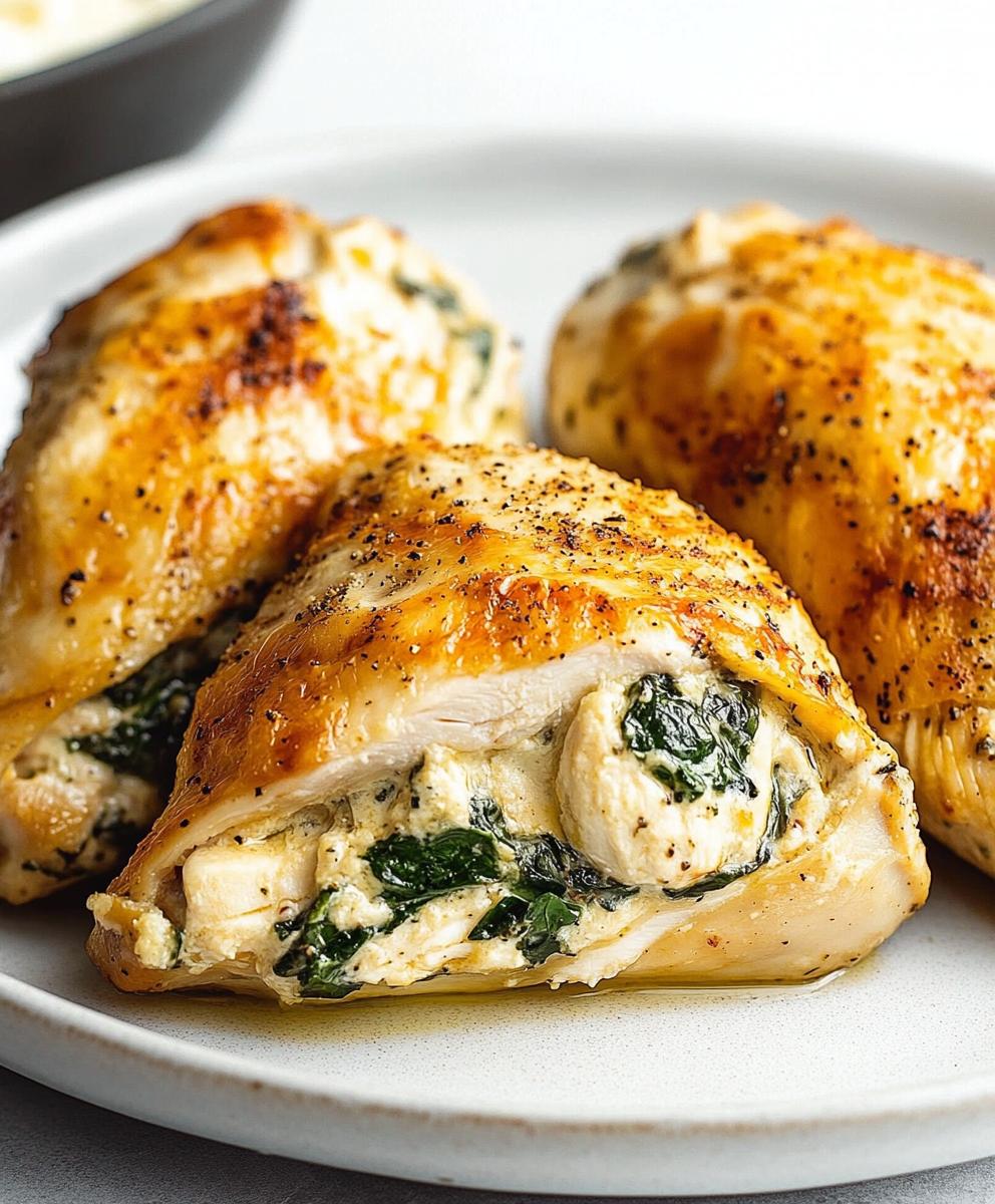 Spinach Stuffed Chicken Recipe