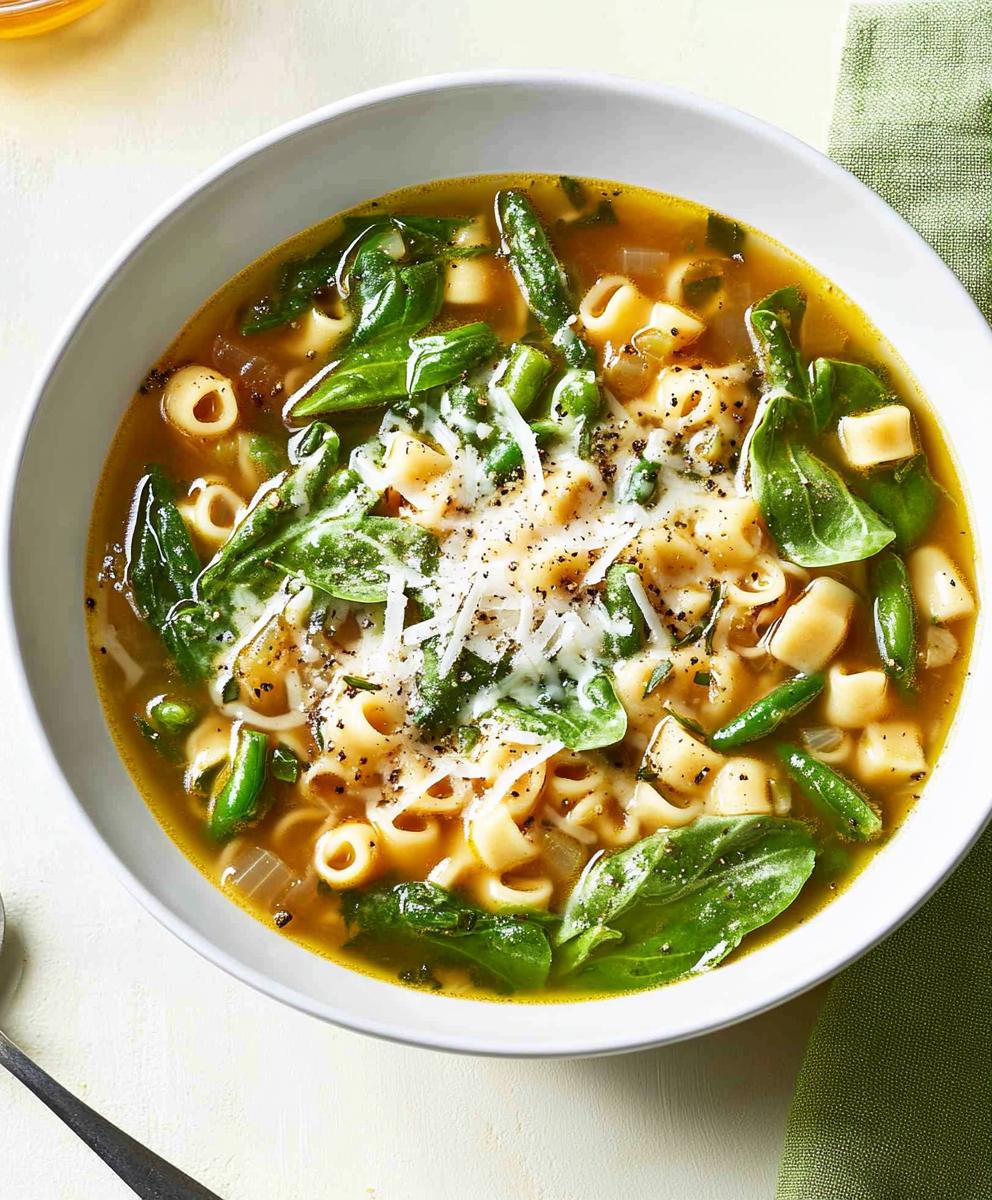 Spring Minestrone Soup Recipe