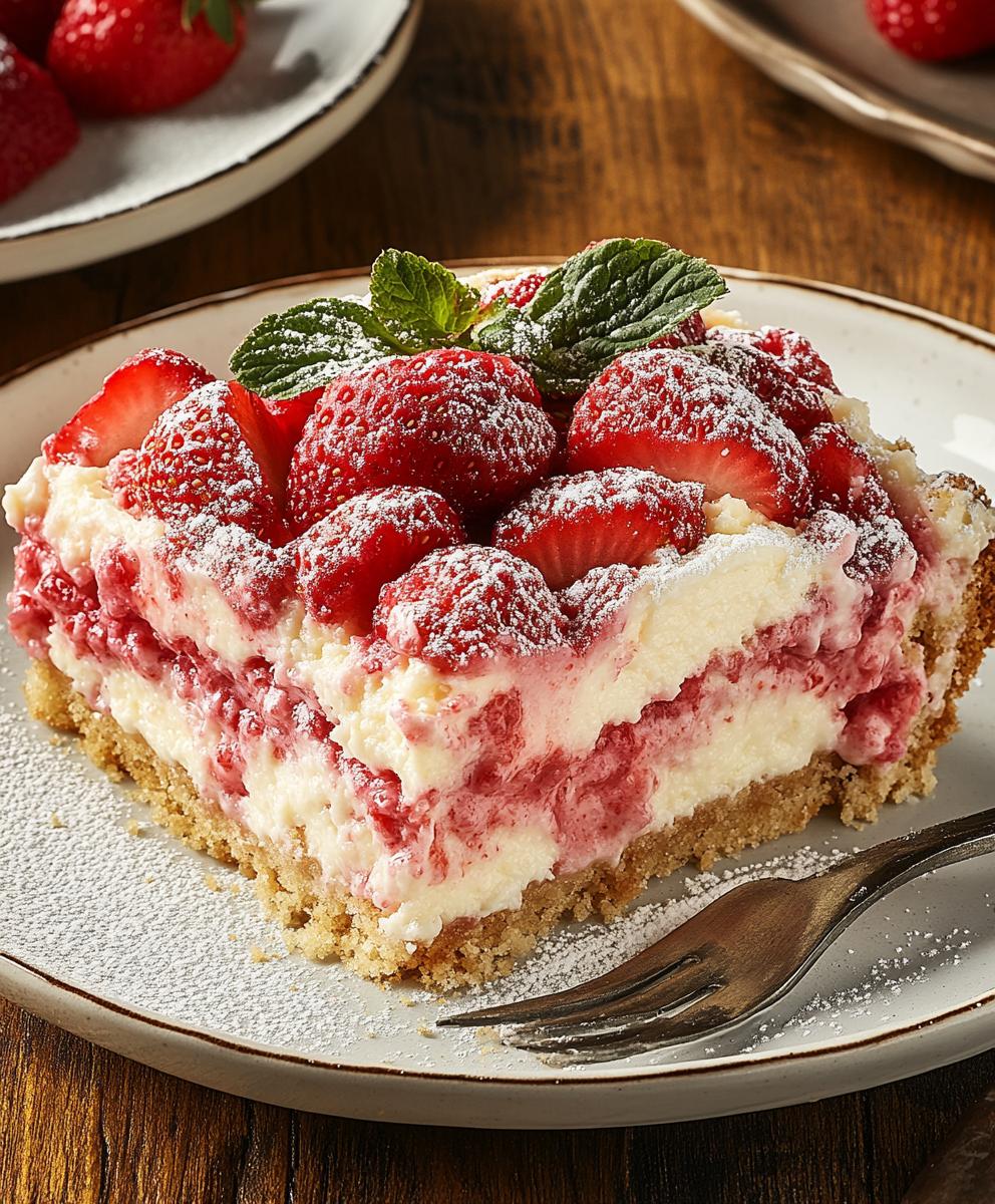 Strawberry Cheesecake Dump Cake Recipe