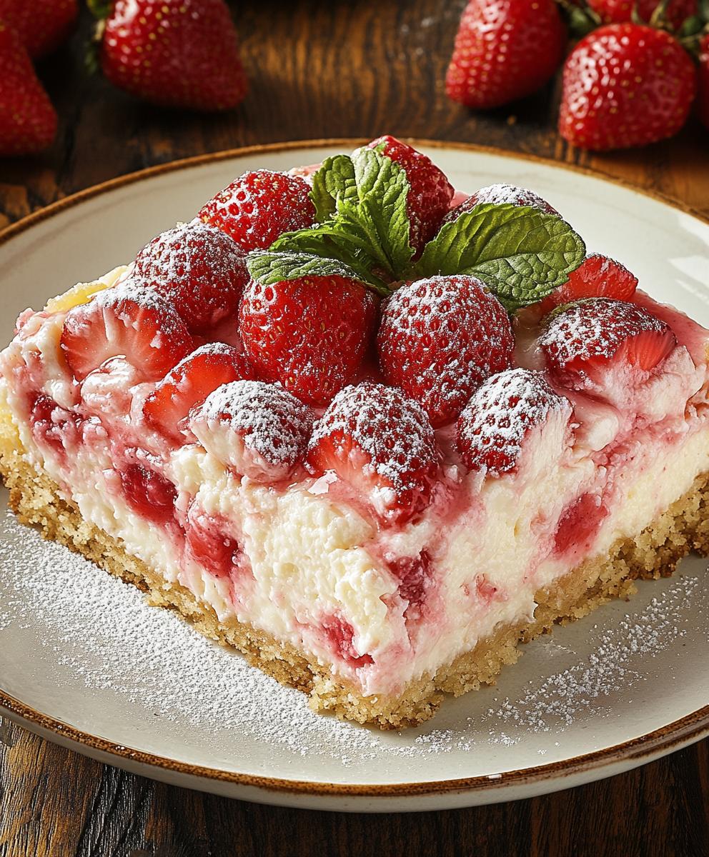 Strawberry Cheesecake Dump Cake Recipe