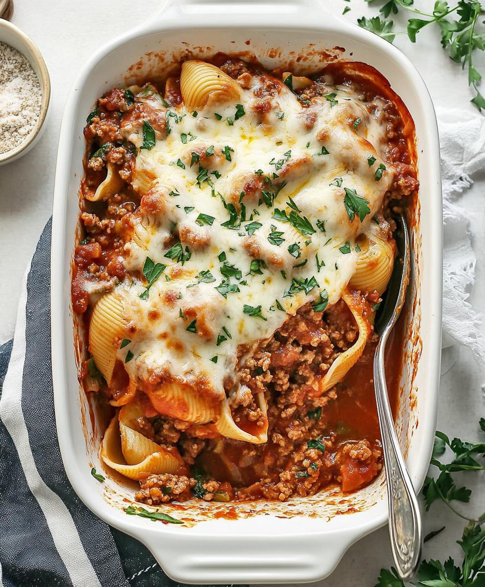 Stuffed Shells With Ground Beef Recipe