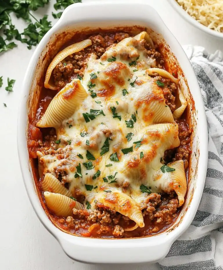 Stuffed Shells With Ground Beef Recipe