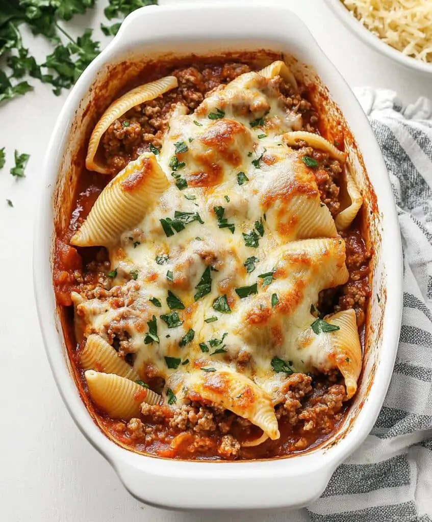 Stuffed Shells With Ground Beef Recipe