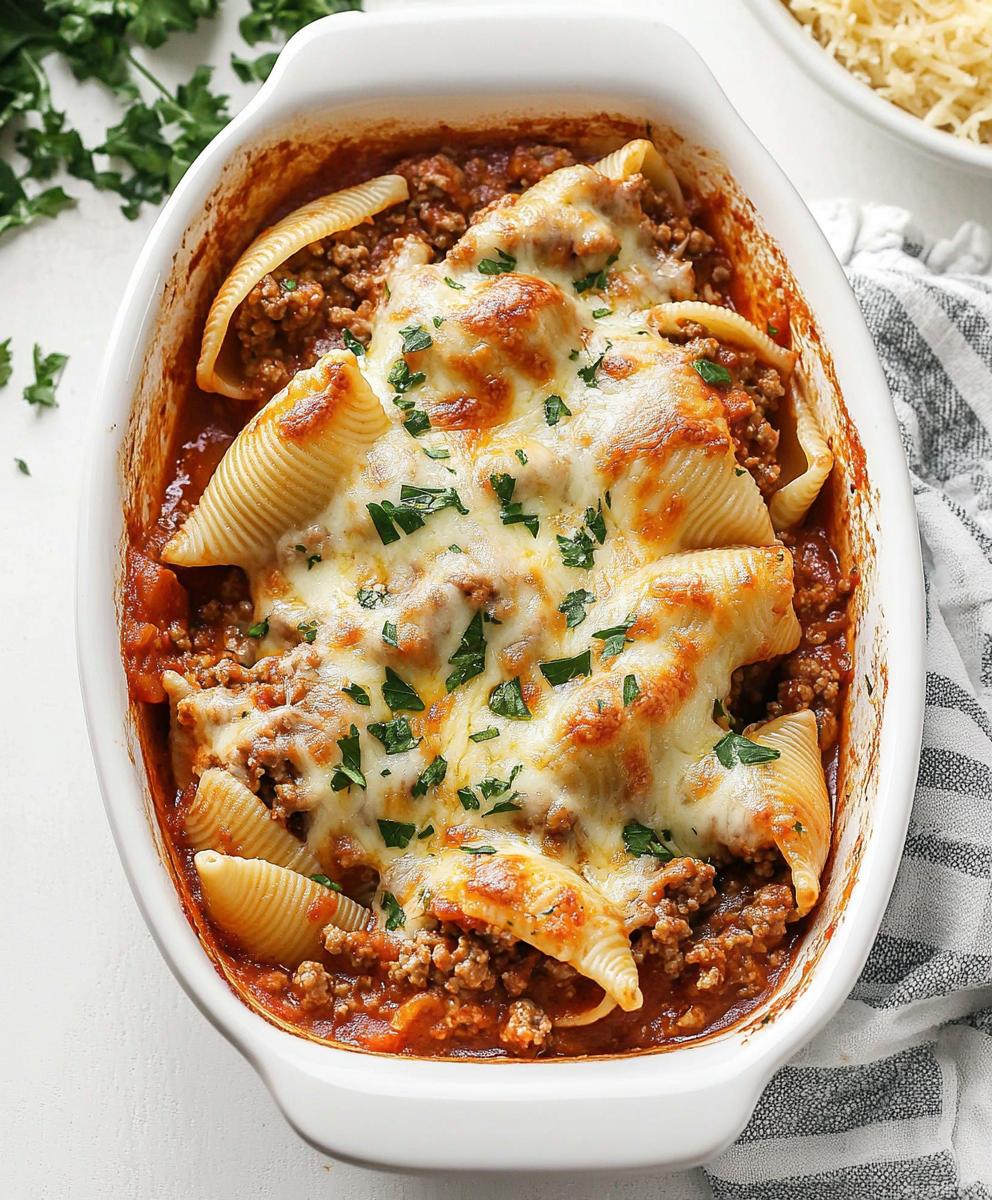 Stuffed Shells With Ground Beef Recipe