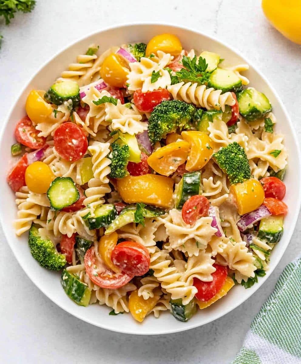Summer Vegetable Pasta Salad Recipe
