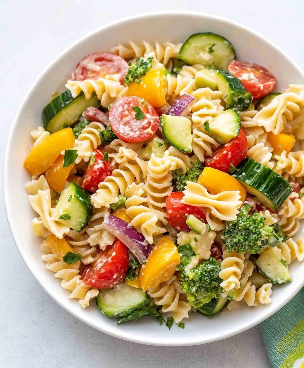 Summer Vegetable Pasta Salad Recipe