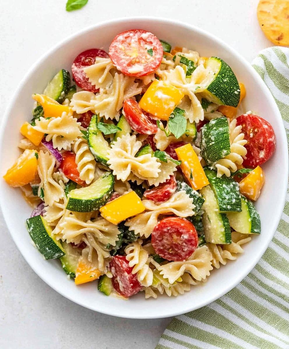Summer Vegetable Pasta Salad Recipe