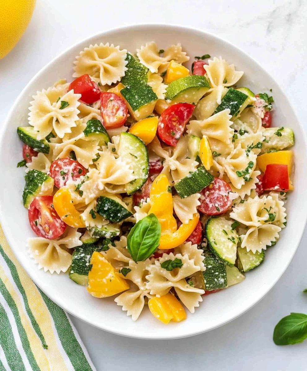 Summer Vegetable Pasta Salad Recipe