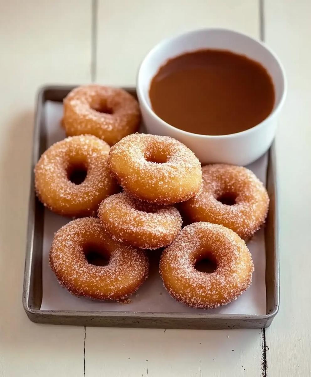 Sweet Churro Donut Bites Recipe
