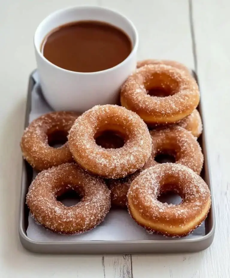 Sweet Churro Donut Bites Recipe