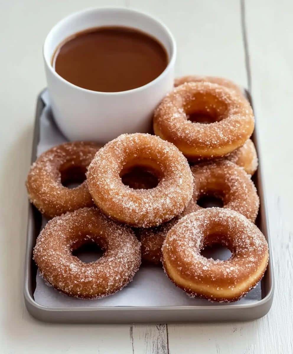 Sweet Churro Donut Bites Recipe