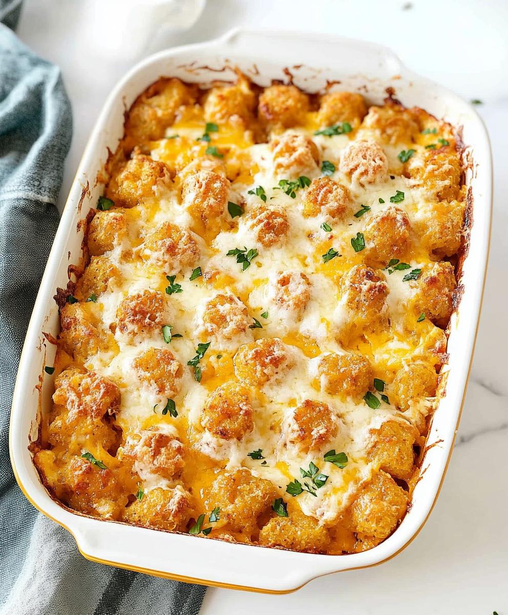 Tater Tot Sausage Breakfast Casserole Recipe