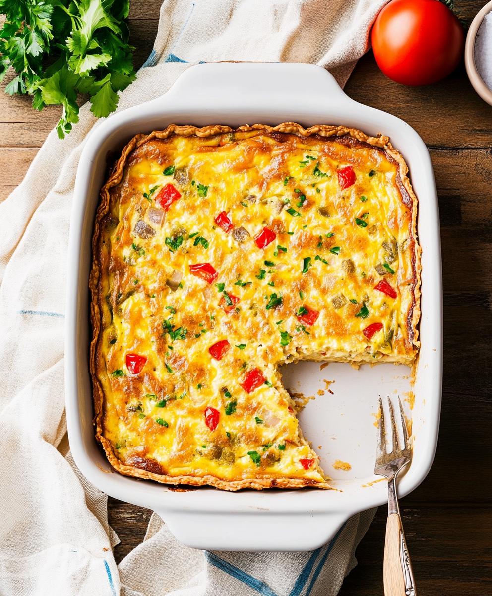 Western Omelet Quiche Recipe