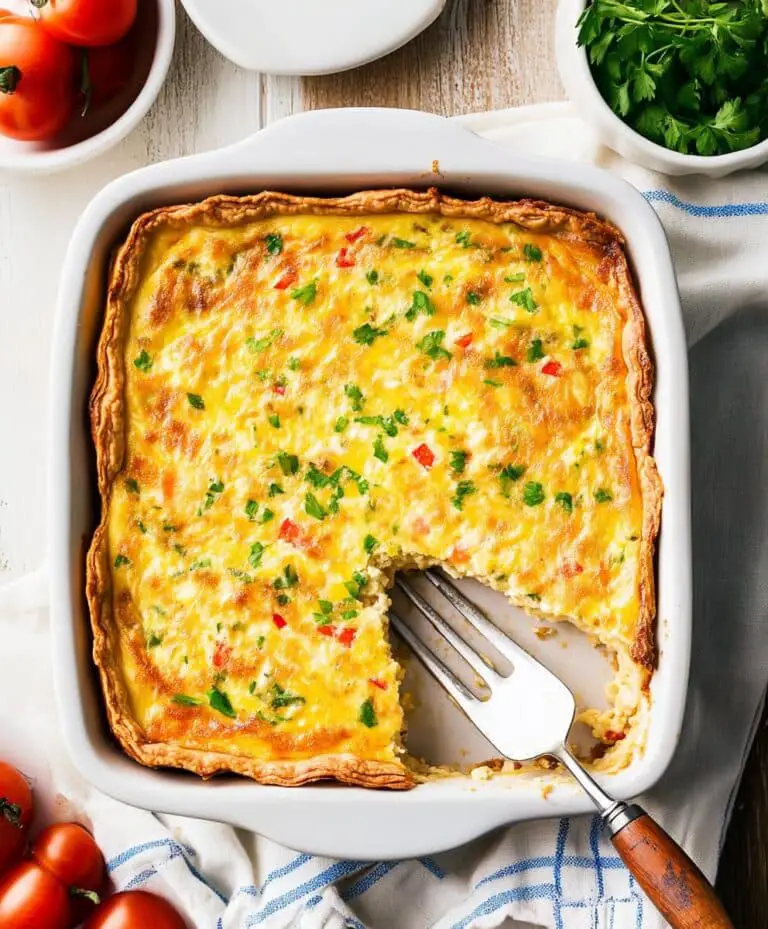 Western Omelet Quiche Recipe