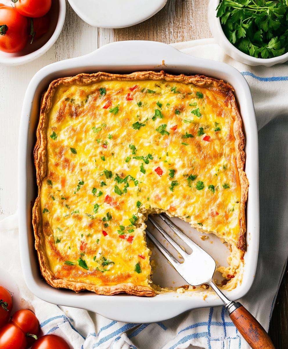 Western Omelet Quiche Recipe
