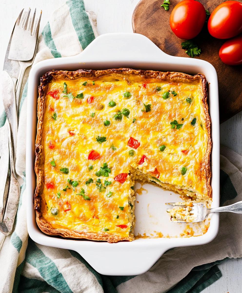 Western Omelet Quiche Recipe
