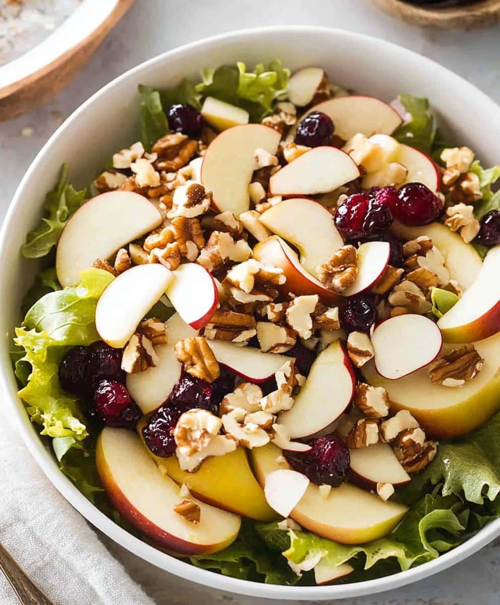 Apple Cranberry Walnut Salad Recipe