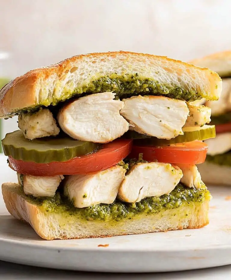 Chicken Pesto Sandwich Recipe