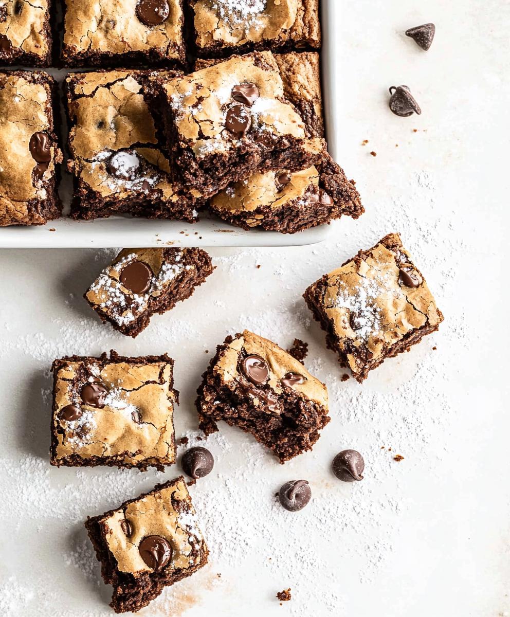 Chocolate Chip Cookie Brownies Recipe